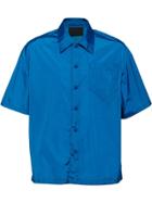 Prada Triangle Pocket Shirt - Blue