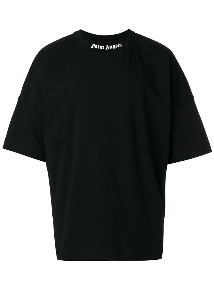 Palm Angels Rear Print T-shirt - Black