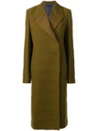 Haider Ackermann Wrap Front Coat - Green