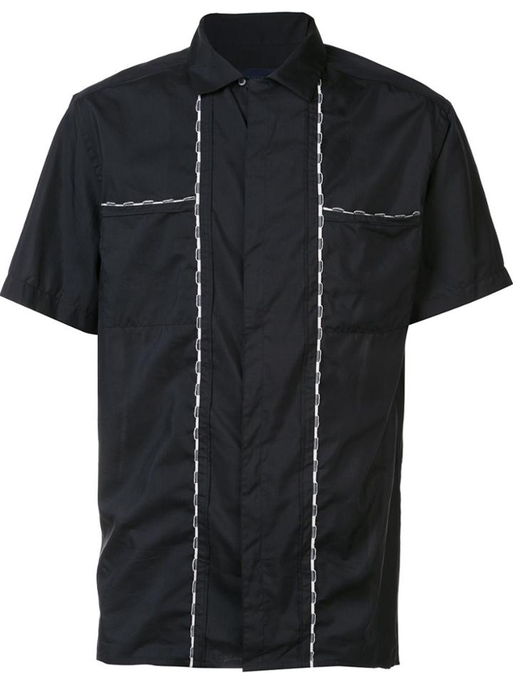 Lanvin Contrast Stitch Shirt - Black