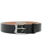 Lanvin - Classic Buckle Belt - Men - Leather - 90, Black, Leather