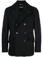 Dolce & Gabbana Double Breasted Peacoat - Black