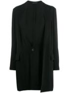 Yohji Yamamoto Layered Coat - Black