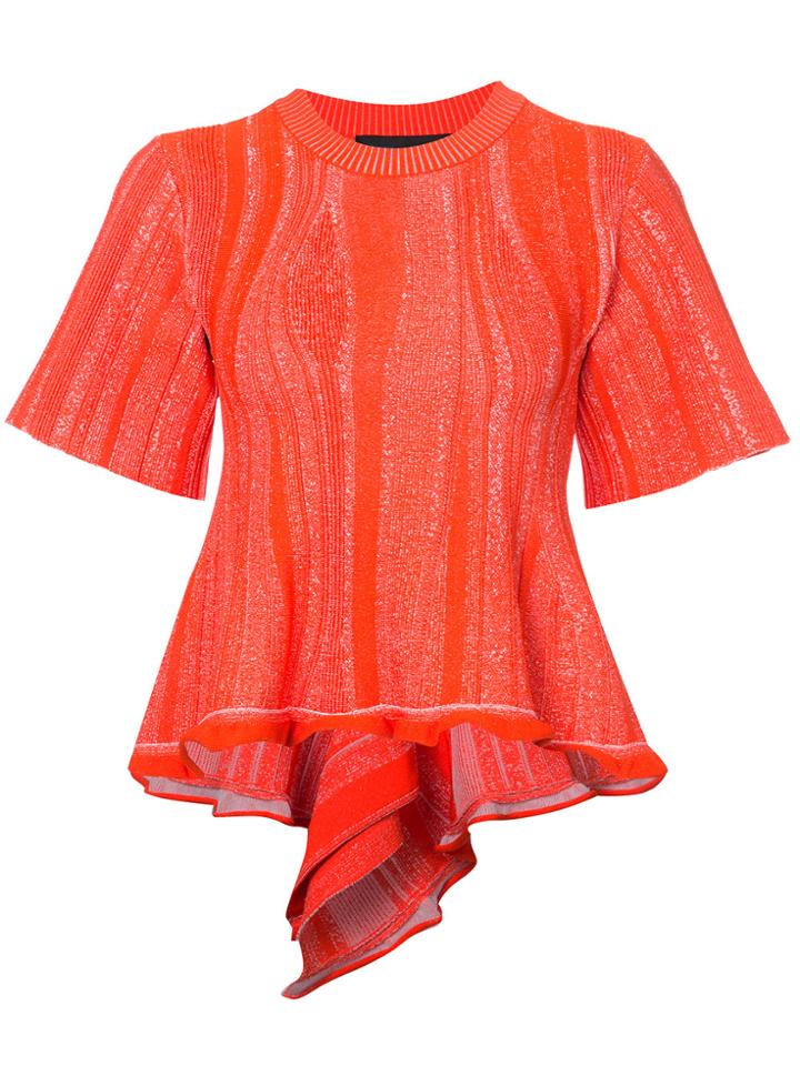 Proenza Schouler Sculpted Knit Top - Red