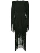Camilla And Marc Fringe Dress - Black