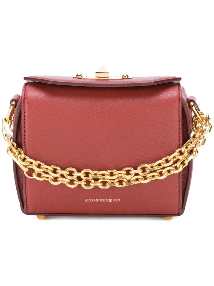 Alexander Mcqueen Box Bag - Pink & Purple