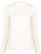 A.p.c. Ribbed Knit Sweater - White