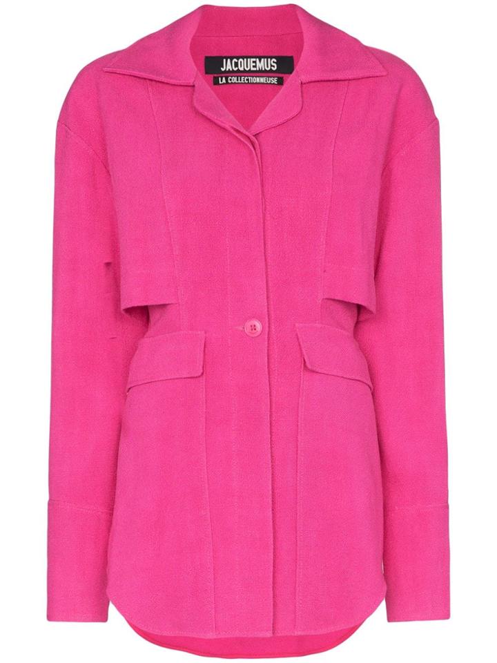 Jacquemus Cape Detail Shirt - Pink