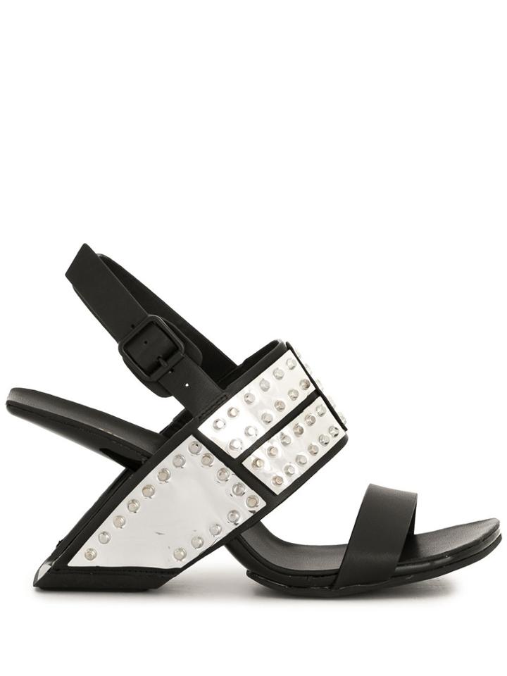 United Nude Loop Rivet Sandals - Black