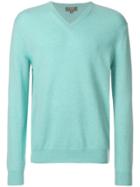 N.peal V-neck Sweater - Green