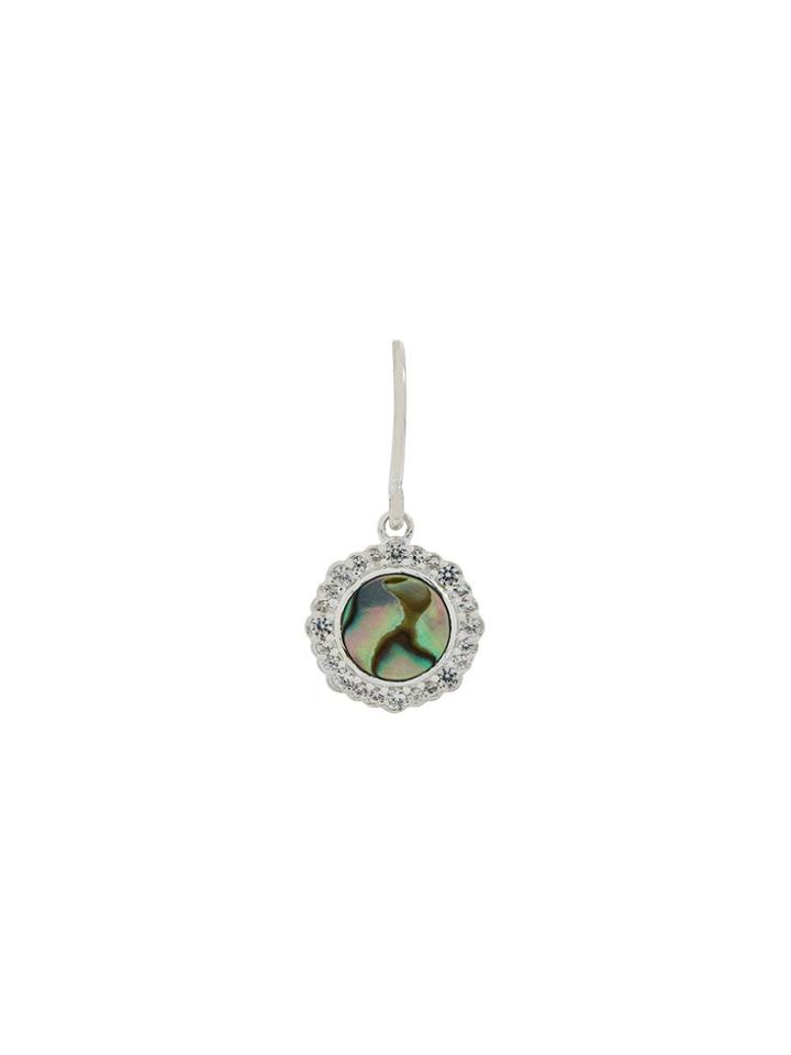 Astley Clarke Abalone Luna Drop Earrings - Metallic