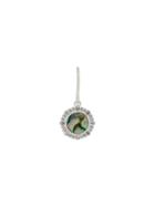Astley Clarke Abalone Luna Drop Earrings - Metallic