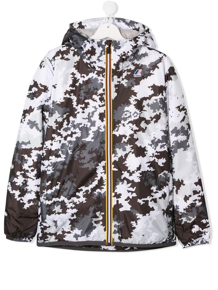 K Way Kids Claude Jacket - White