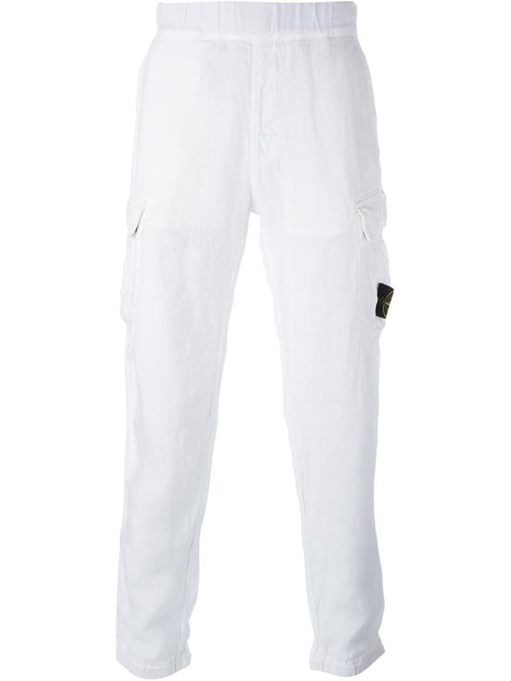 Stone Island Fitted Trousers