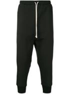 Alchemy Drop Crotch Tapered Trousers - Black