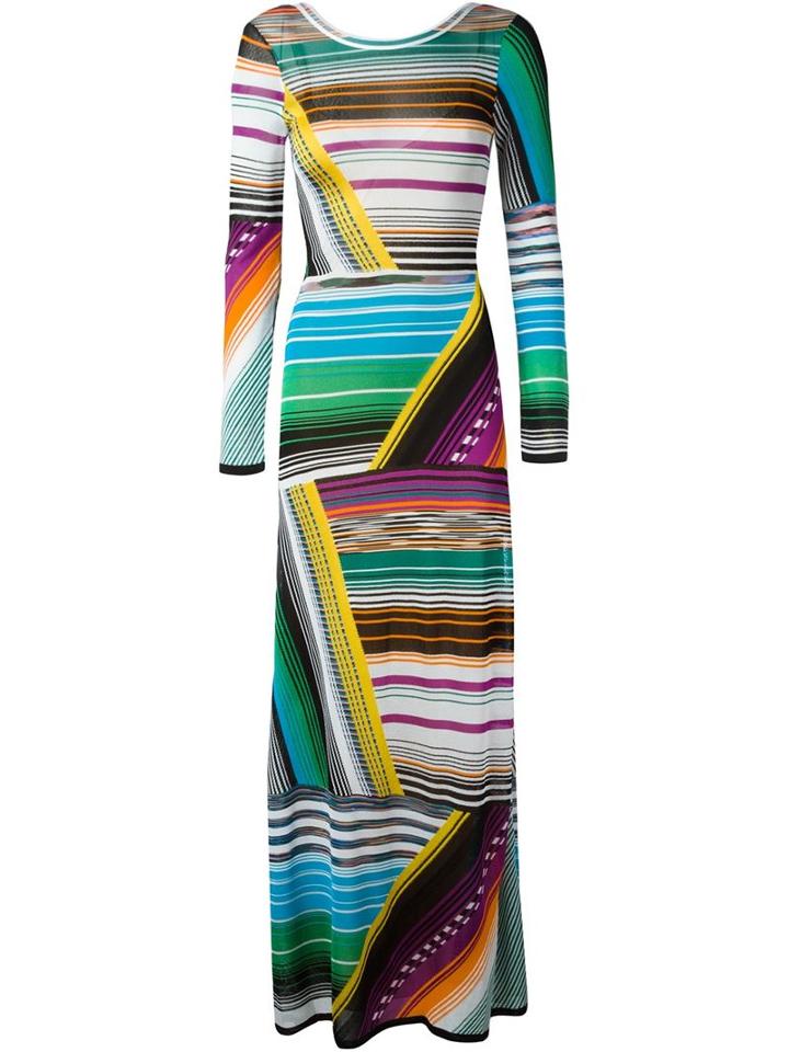 Missoni Longsleeved Fine Knit Maxi Dress