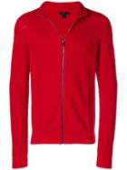 Belstaff Ribbed Zipped Cardigan - Red