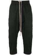 Rick Owens Drkshdw Drop Crotch Pants, Men's, Size: Medium, Black, Cotton