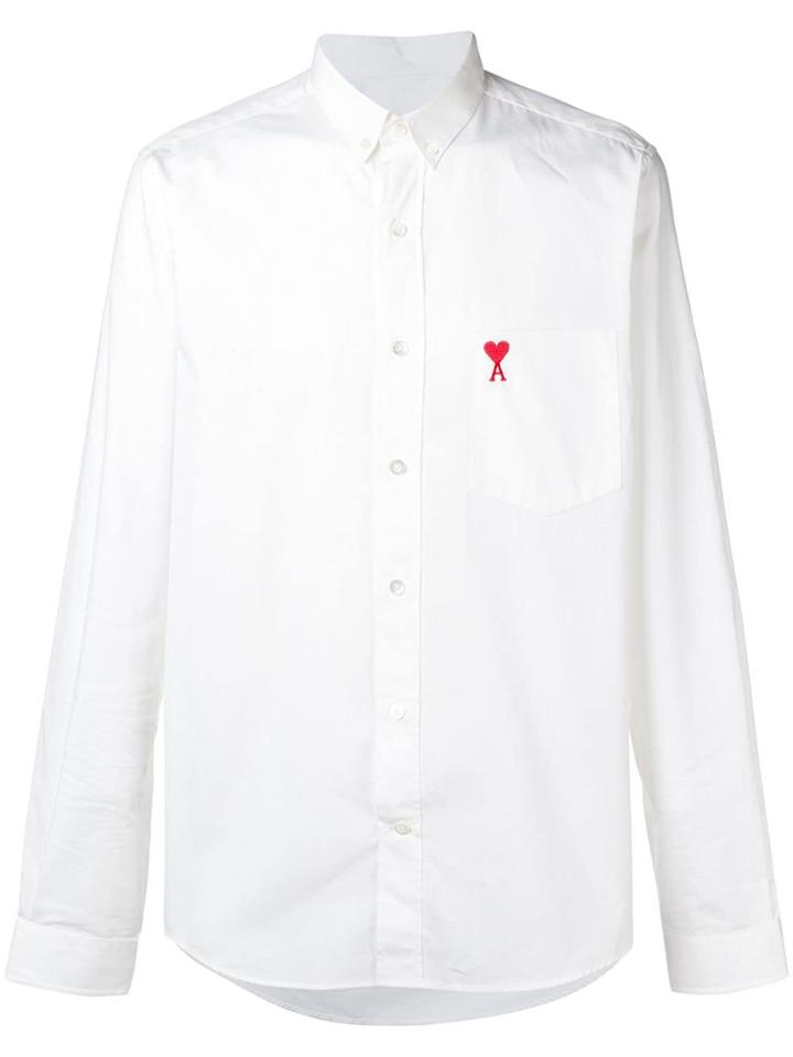 Ami Alexandre Mattiussi Ami De Caur Shirt - White