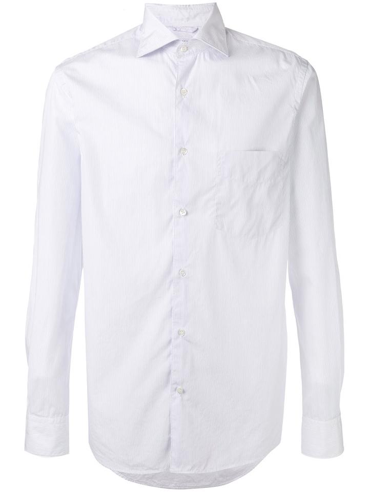 Aspesi Plain Shirt, Men's, Size: 41, Blue, Cotton