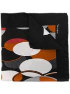 Doppiaa All-over Print Scarf - Black