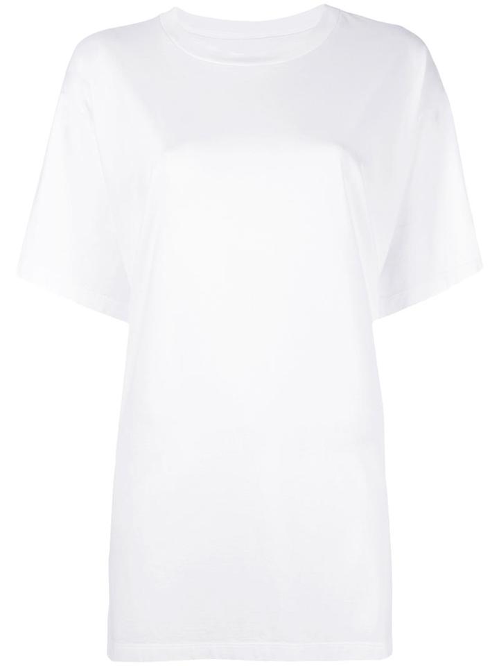 Mm6 Maison Margiela Rear Print T-shirt, Women's, Size: Small, White, Cotton
