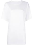 Mm6 Maison Margiela Rear Print T-shirt, Women's, Size: Small, White, Cotton