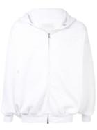 Fumito Ganryu Double Zip Hoodie - White
