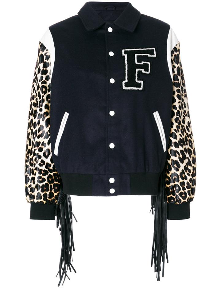 Filles A Papa Tyler Fringed Jacket - Blue