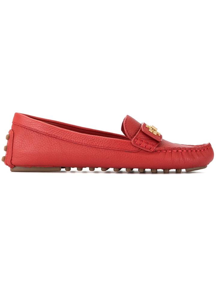 Tory Burch Kira Driver Loafers - Red