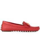 Tory Burch Kira Driver Loafers - Red