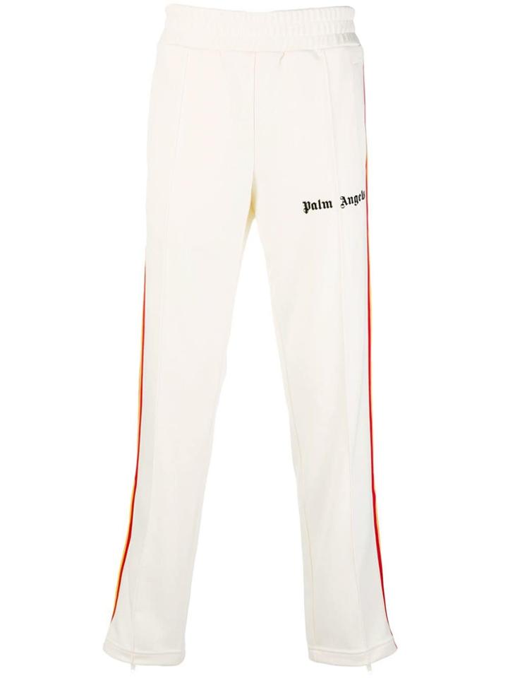 Palm Angels Side Stripe Track Trousers - White