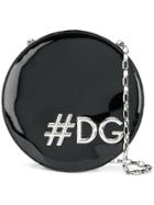 Dolce & Gabbana Hashtag Logo Embellished Bag - Black
