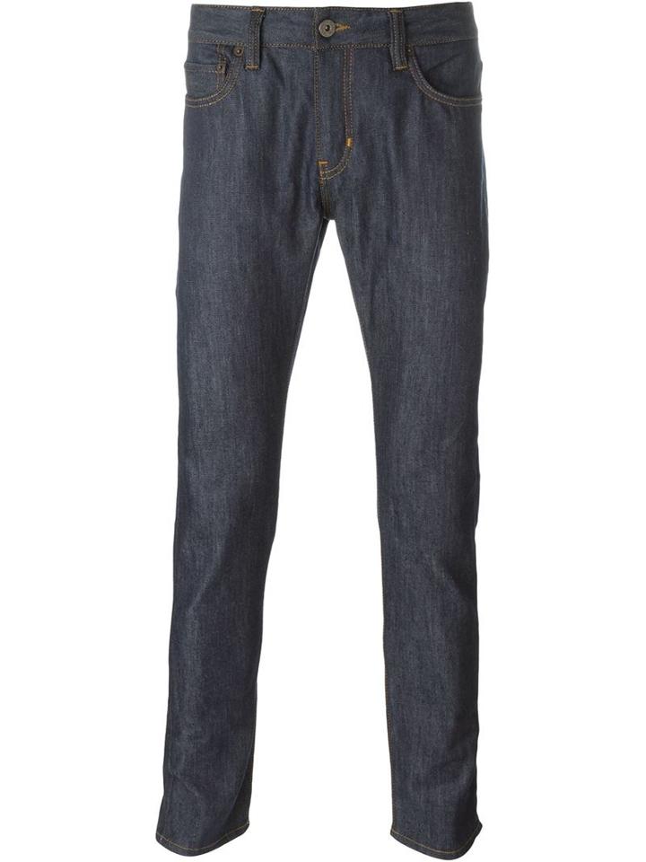 Natural Selection Raw Denim Skinny Jeans, Men's, Size: 34, Blue, Cotton/spandex/elastane