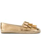 Michael Michael Kors Bella Ruffled Espadrilles - Metallic