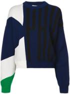 Proenza Schouler Pswl Graphic Jacquard Sweater - Blue