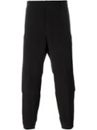 Alexander Mcqueen Cropped Trousers, Men's, Size: 54, Black, Viscose/polyester/acetate
