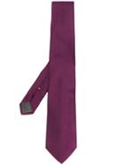 Canali Micro Print Tie - Purple