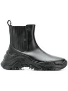No21 Chunky Sole Ankle Boots - Black
