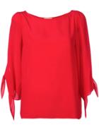 Semicouture Loose Jersey Top - Red