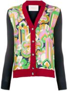 La Doublej Gemini Panelled Cardigan - Blue