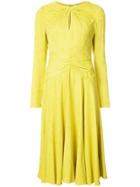 Prabal Gurung Keyhole Twist Dress - Yellow & Orange