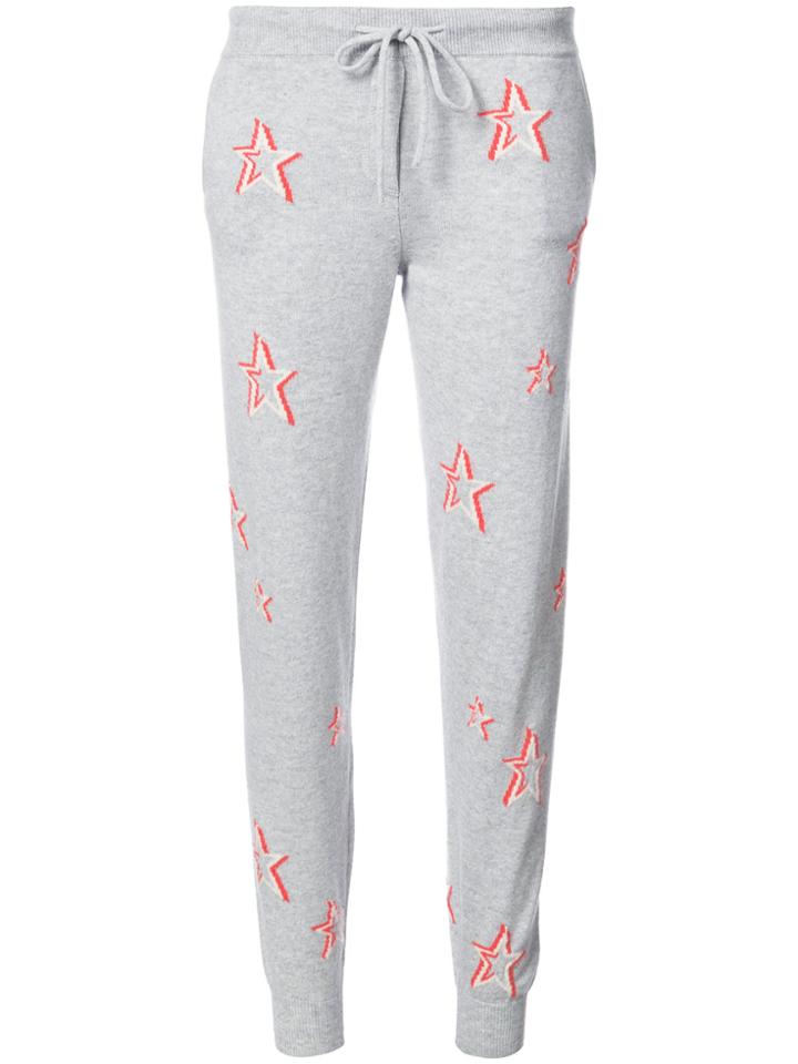 Chinti & Parker Star Print Track Pants - Grey