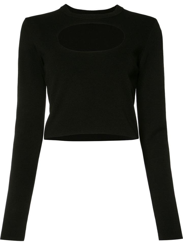 Proenza Schouler Cut Out Top - Black