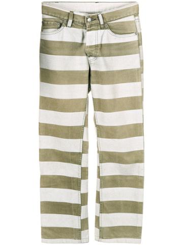 Helmut Lang Pre-owned 1999 Border Trousers - Green