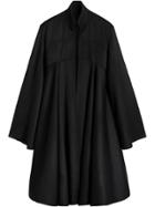 Burberry Tailored Doeskin Wool Cape - Black