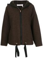 See By Chloé Hooded Boxy Jacket - Brown