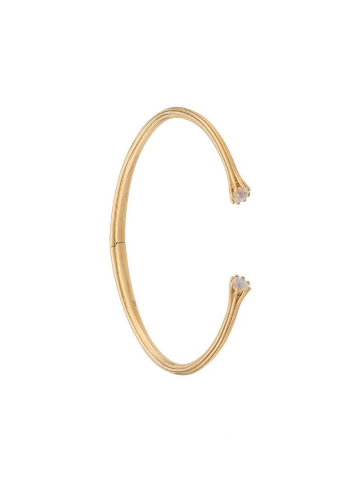 Astley Clarke Linia Rainbow Open Bangle - Gold