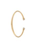 Astley Clarke Linia Rainbow Open Bangle - Gold