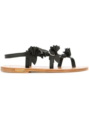 Golden Goose Deluxe Brand K. Jacques X Golden Goose Deluxe Brand Sandals, Women's, Size: 37, Black, Leather